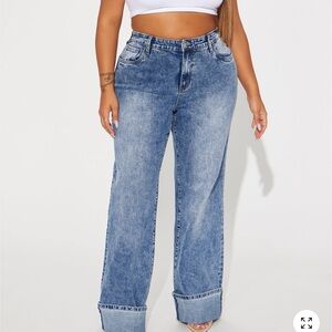 SOLD Fashion nova jeans with cuff